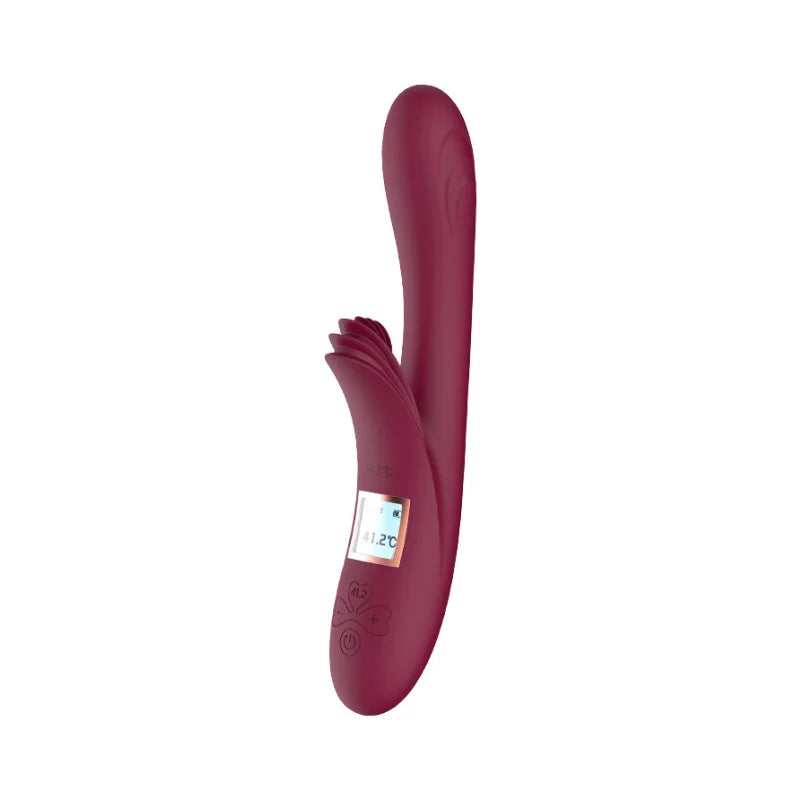 Vibrador con Calor Realista y Doble Estimulación Warmboy