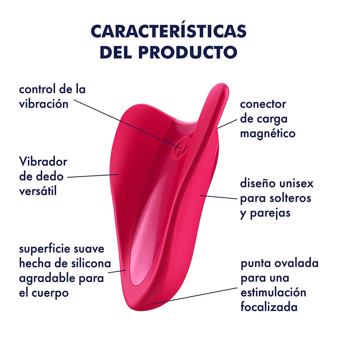 Vibrador de Dedo Versátil Satisfyer High Fly