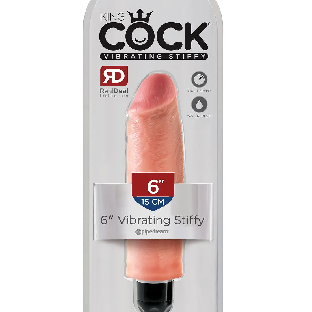 Vibrador Realístico King Cock 6" Stiffy