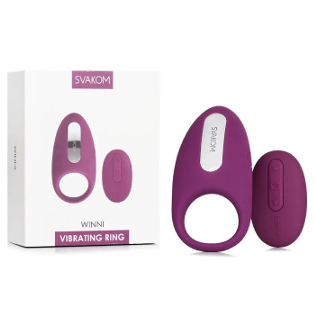 Anillo Vibrador Recargable Winnie Violet