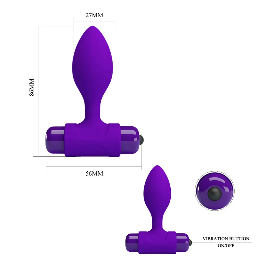 Plug Anal Vibrador Vibra Butt