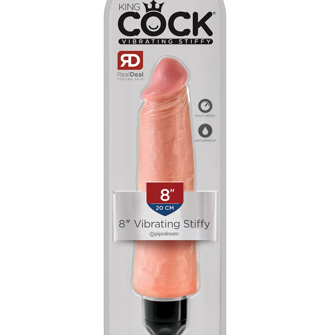Vibrador Realístico King Cock 8" Stiffy