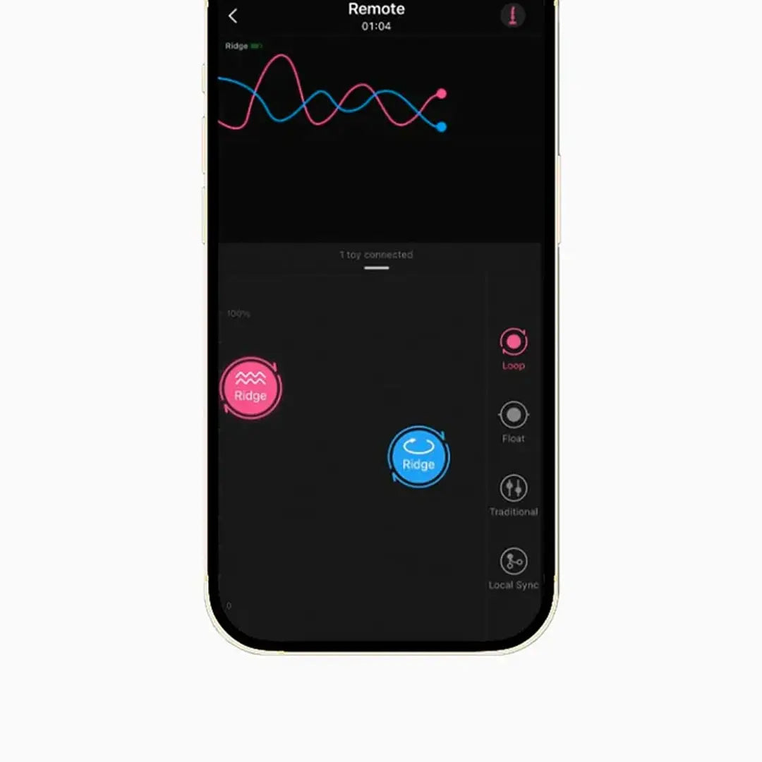 Dilatador Anal Giratorio y Vibratorio c/ APP RIDGE LOVENSE
