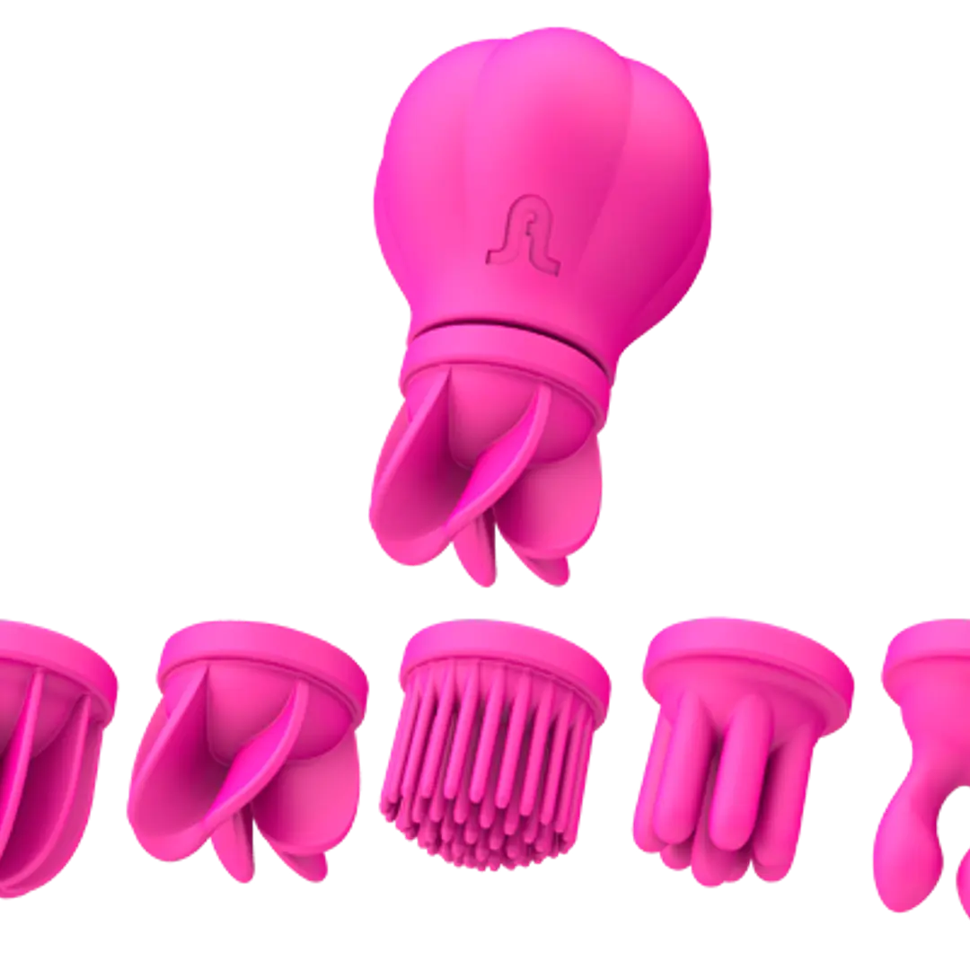 Vibrador 5 Cabezales Caress