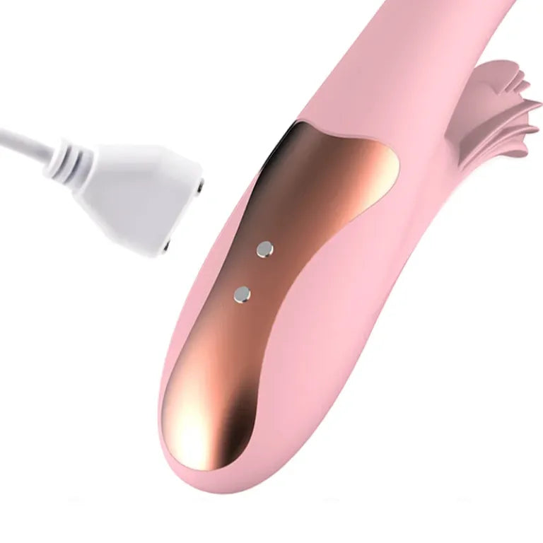 Vibrador con Calor Realista y Doble Estimulación Warmboy