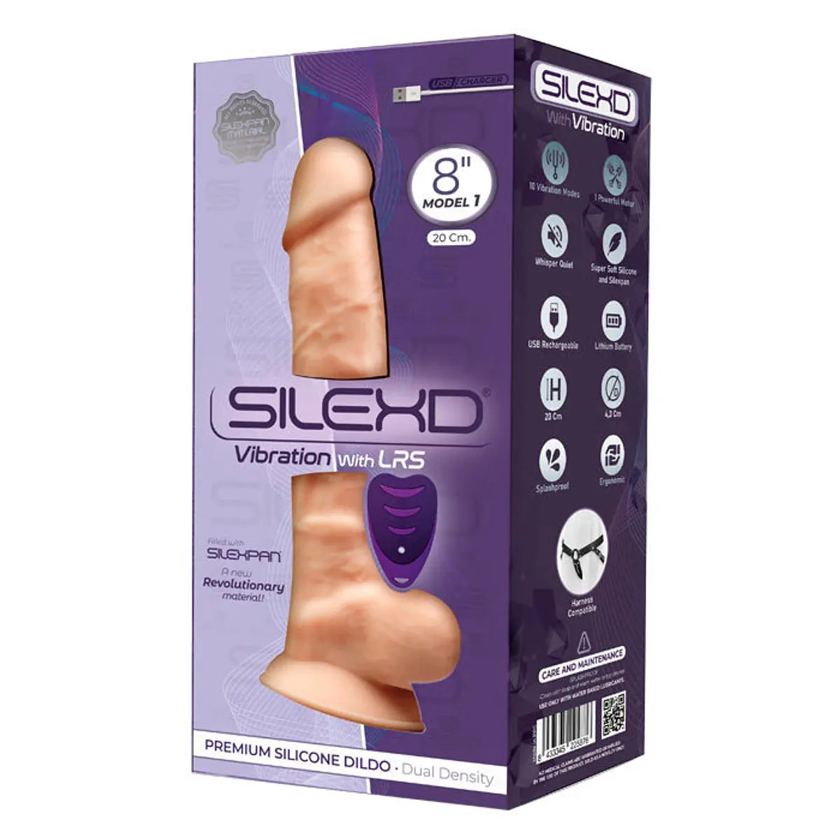 Vibrador Realístico c/ Control Remoto 8″ Model 1