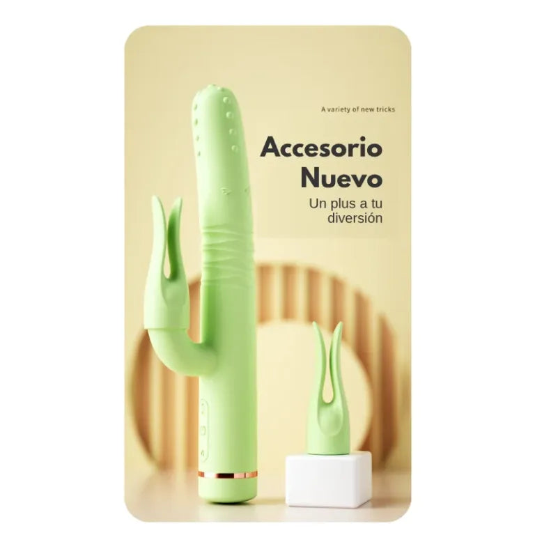 Vibrador de Penetración Realista con Calor EROCACTUS