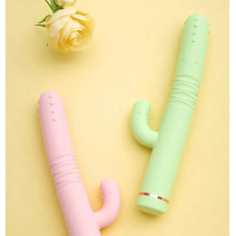 Vibrador de Penetración Realista con Calor EROCACTUS