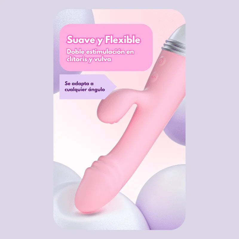 Vibrador de Doble Estimulación Clitoral y Vaginal Frida