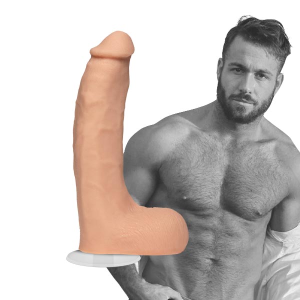 Dildo Chad White 21,6 cm