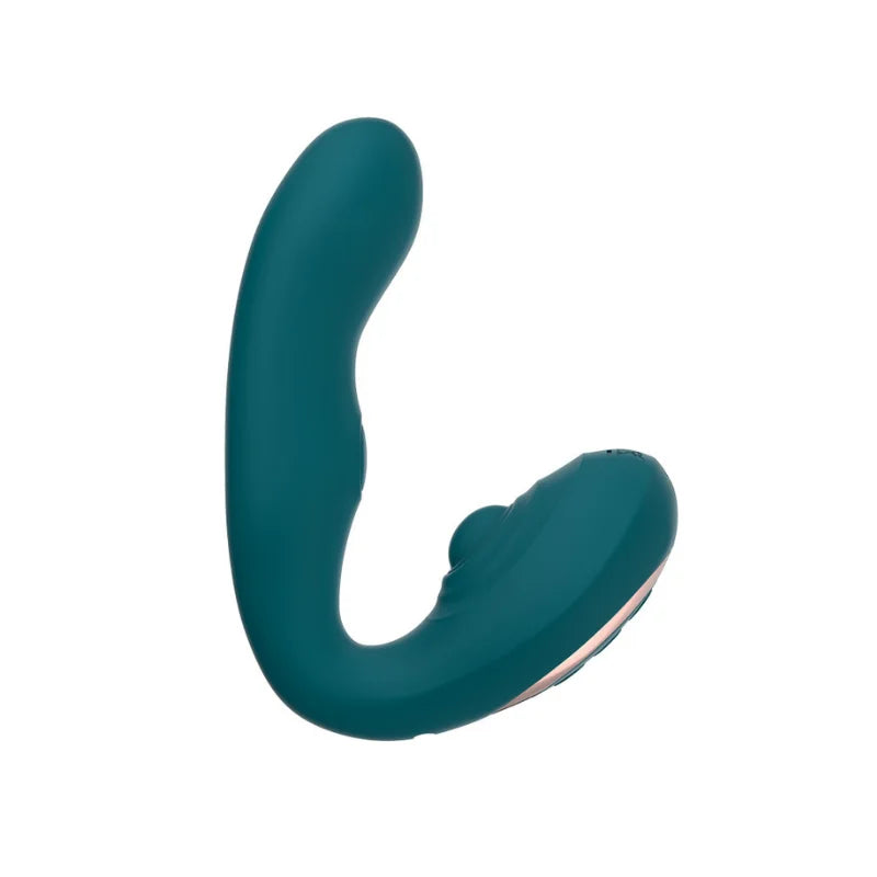 Succionador Clitorial + Vibrador de Punto G con Pulsaciones Internas Ego