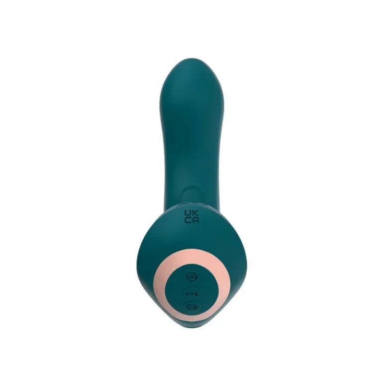 Succionador Clitorial + Vibrador de Punto G con Pulsaciones Internas Ego