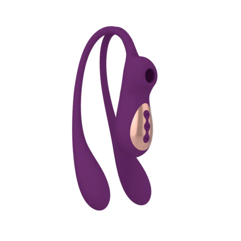 Succionador Clitorial + Vibrador Anal/Vaginal de Conejo BUNNY DUO