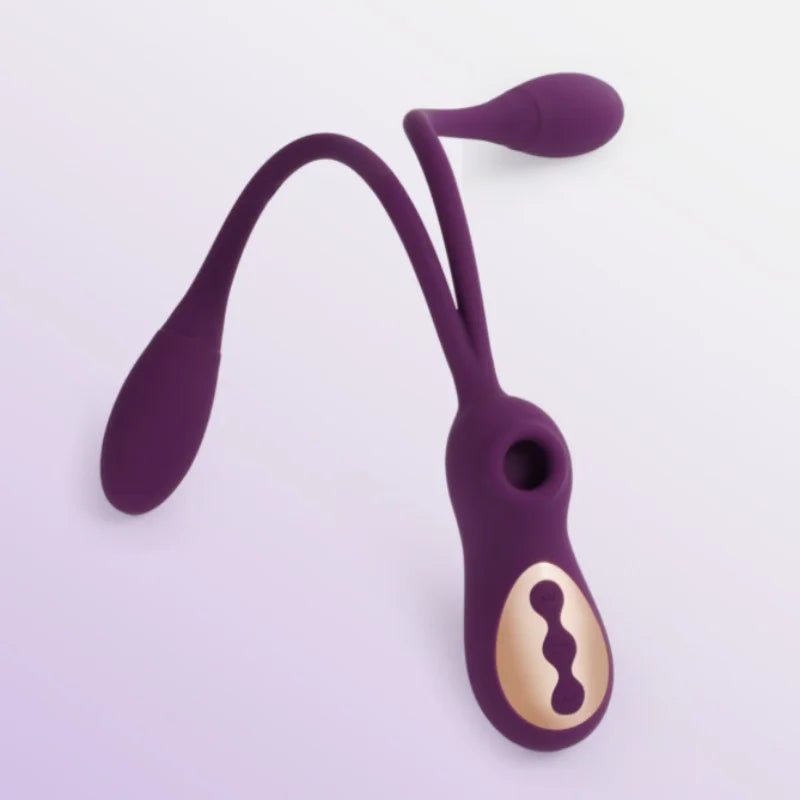 Succionador Clitorial + Vibrador Anal/Vaginal de Conejo BUNNY DUO