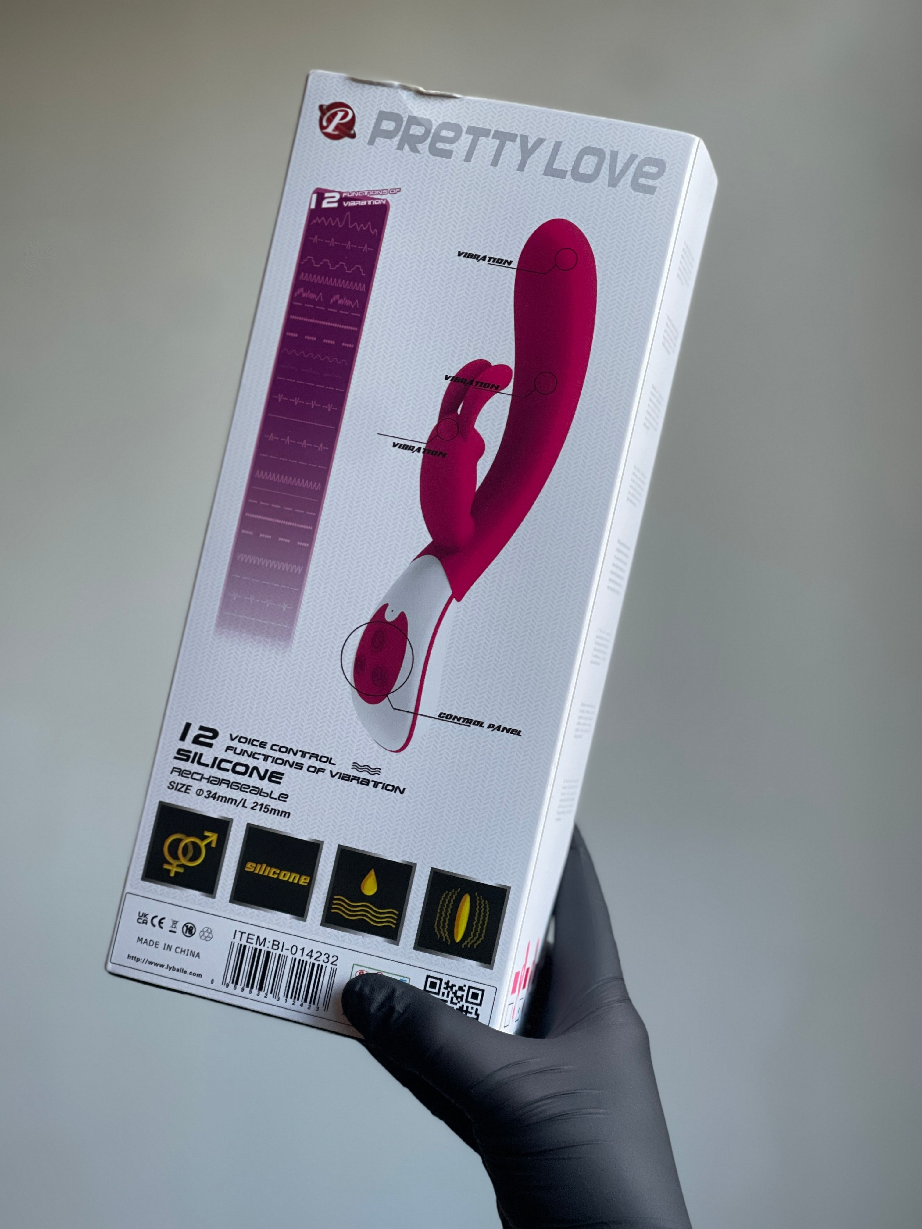 Vibrador Pretty love Vincent comando de vox