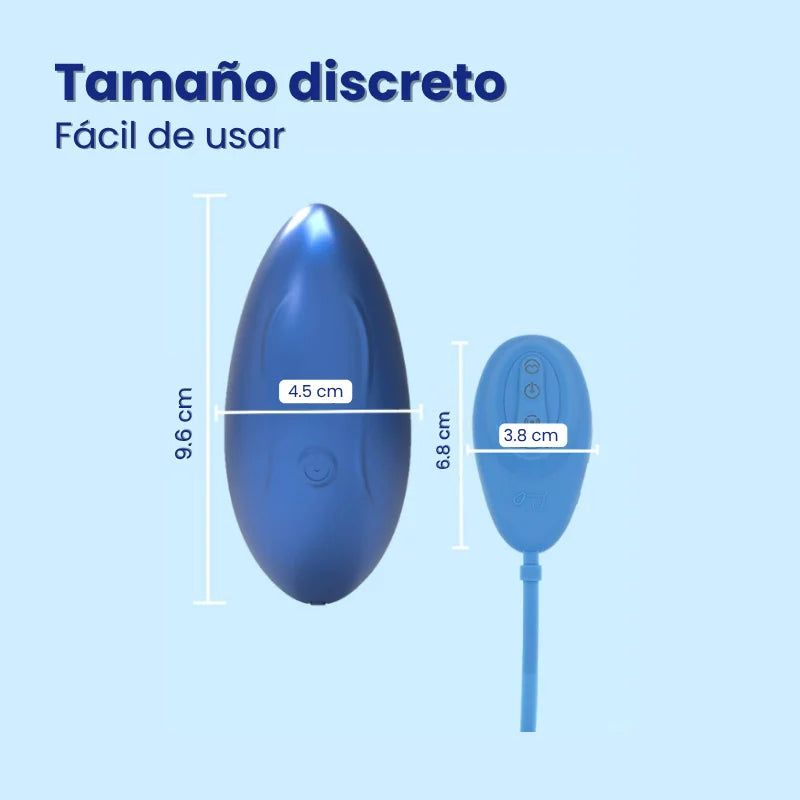 Vibrador Vulvar Discreto con Control Remoto Safiro