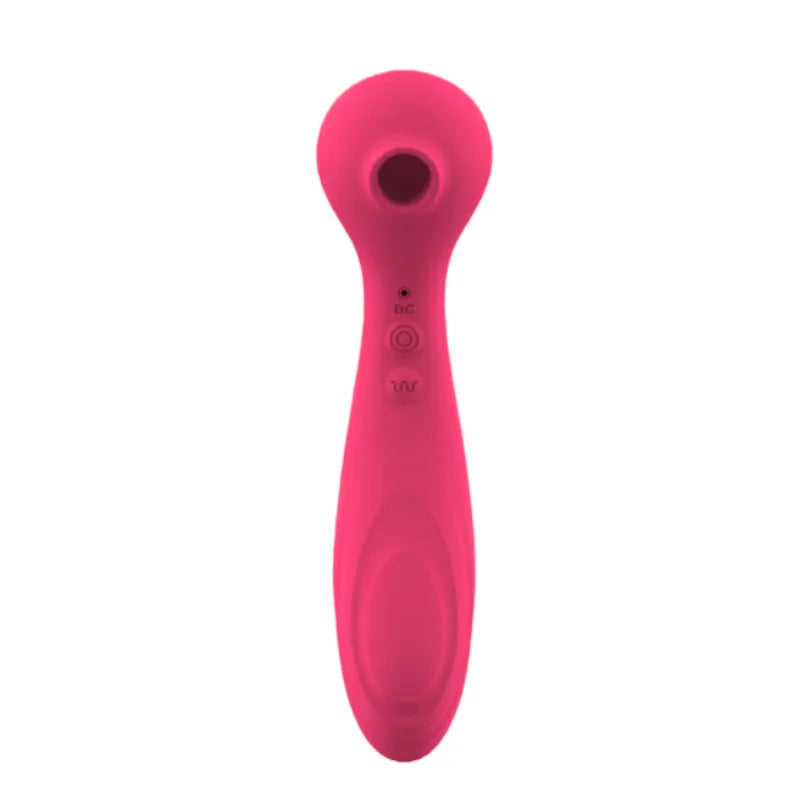 Succionador Clitorial + Dildo Vibrador Flexible BUMI