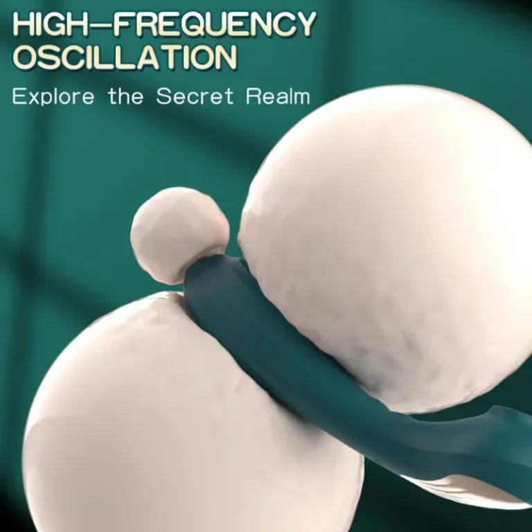 Succionador Clitorial + Dildo Vibrador Flexible BUMI