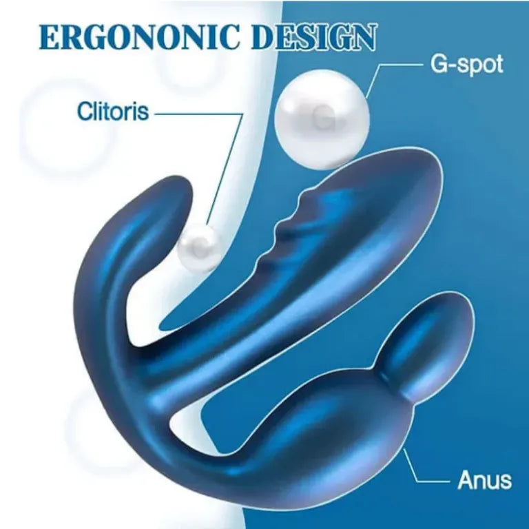 Vibrador anal portátil Doble Estimulación