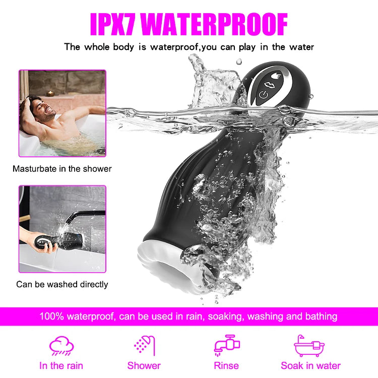 Masturbador Automático Lamedor de Glande y Succión Trainer Sensatease