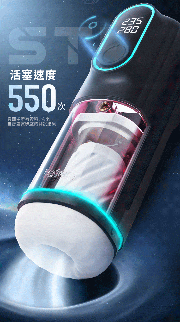 Masturbador Automático Leten X Pro 330 Succión, Vibración, Calor y Voz