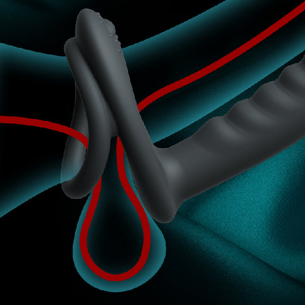 Anillo Vibrante Anubis – Doble Penetración