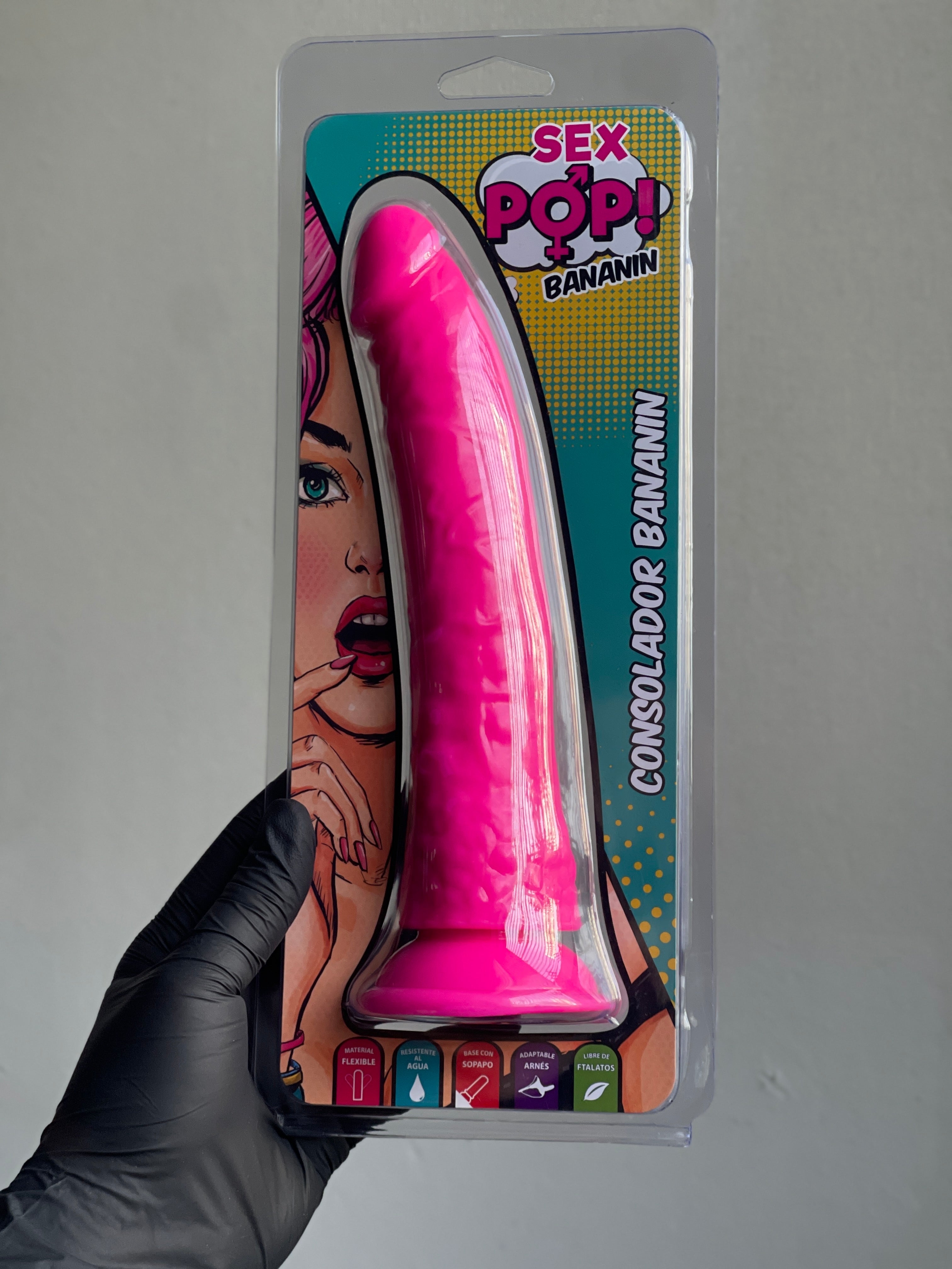 Dildo Rosa Bananin - Sex Pop