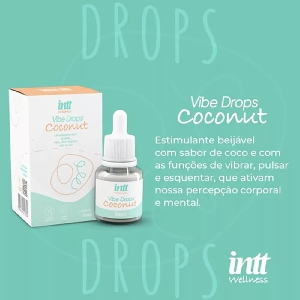 Gel Estimulante Intt Vibe Drops Coconut 10mL