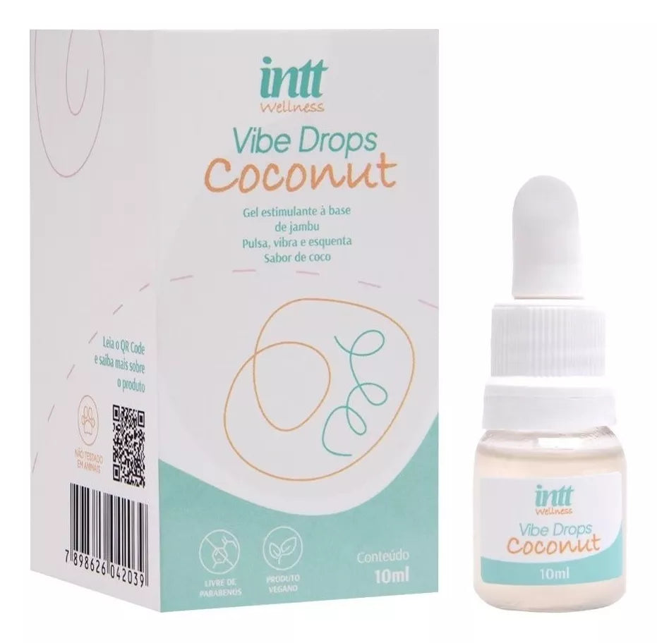 Gel Estimulante Intt Vibe Drops Coconut 10mL
