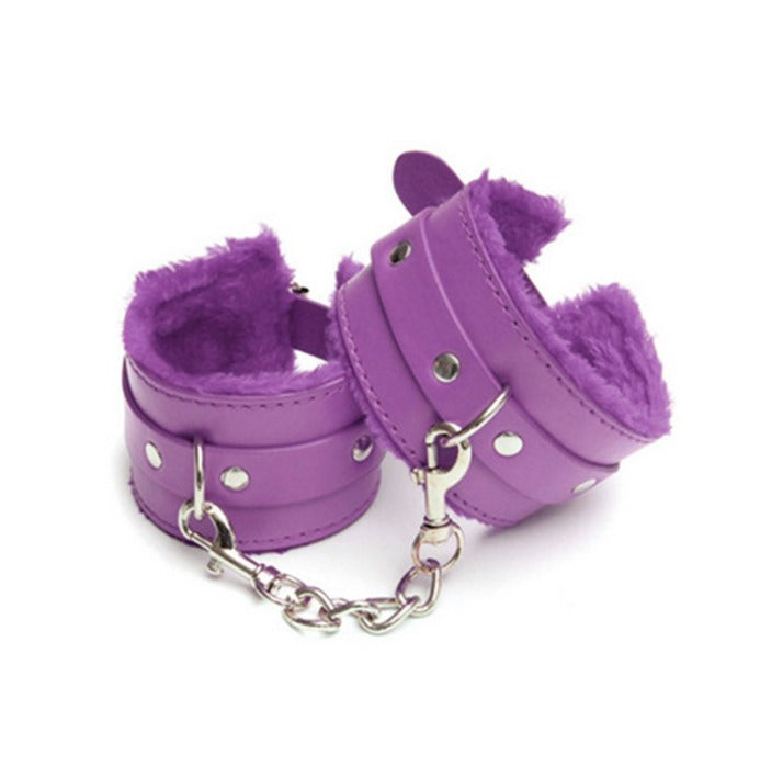 Esposas De Cuero moradas