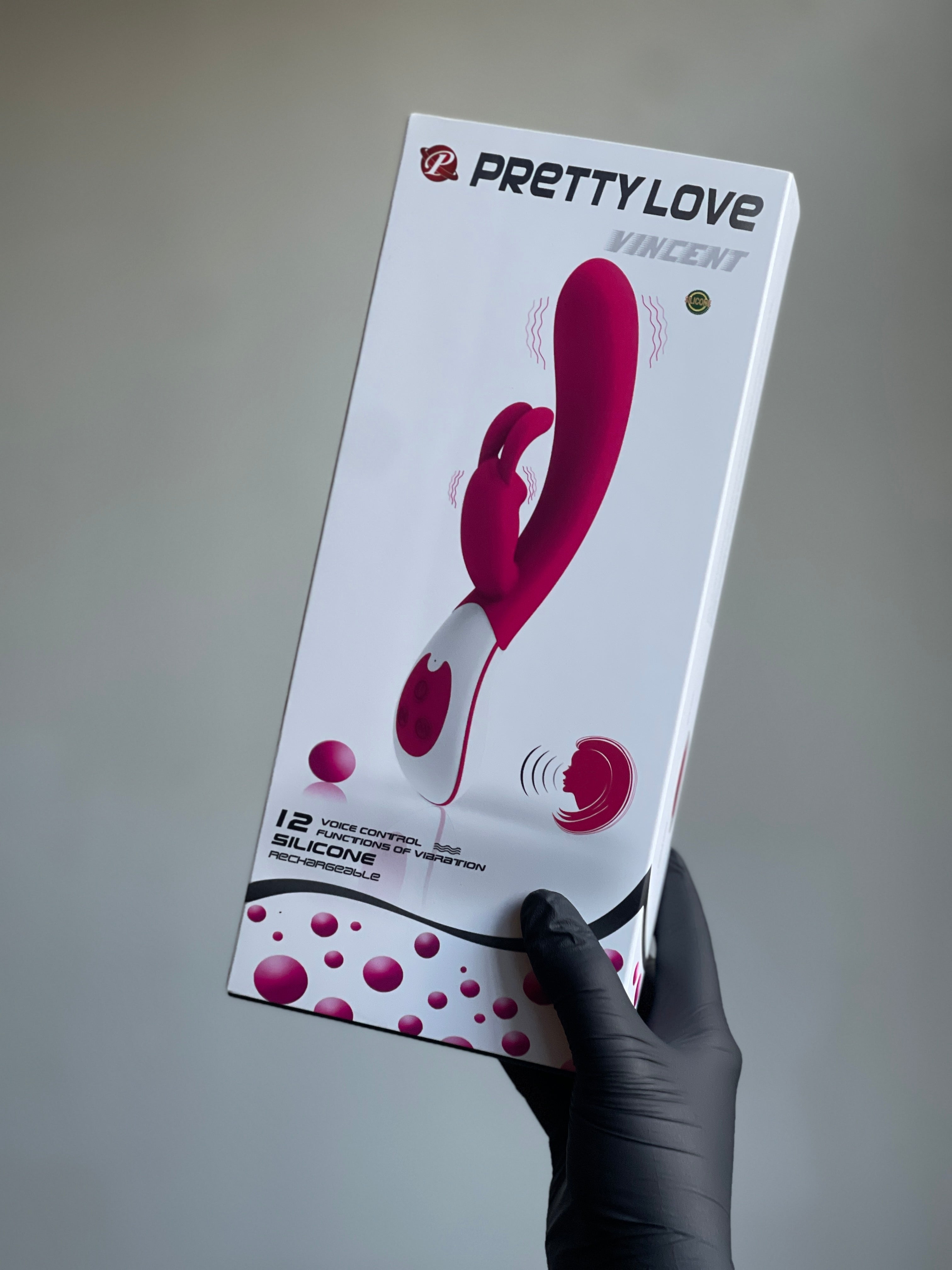 Vibrador Pretty love Vincent comando de vox