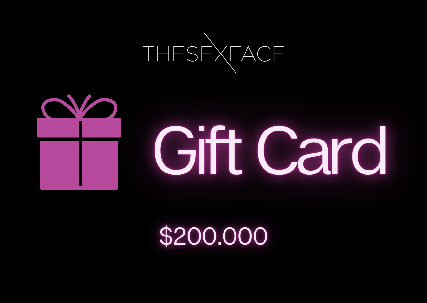 Gift Card TheSexFace
