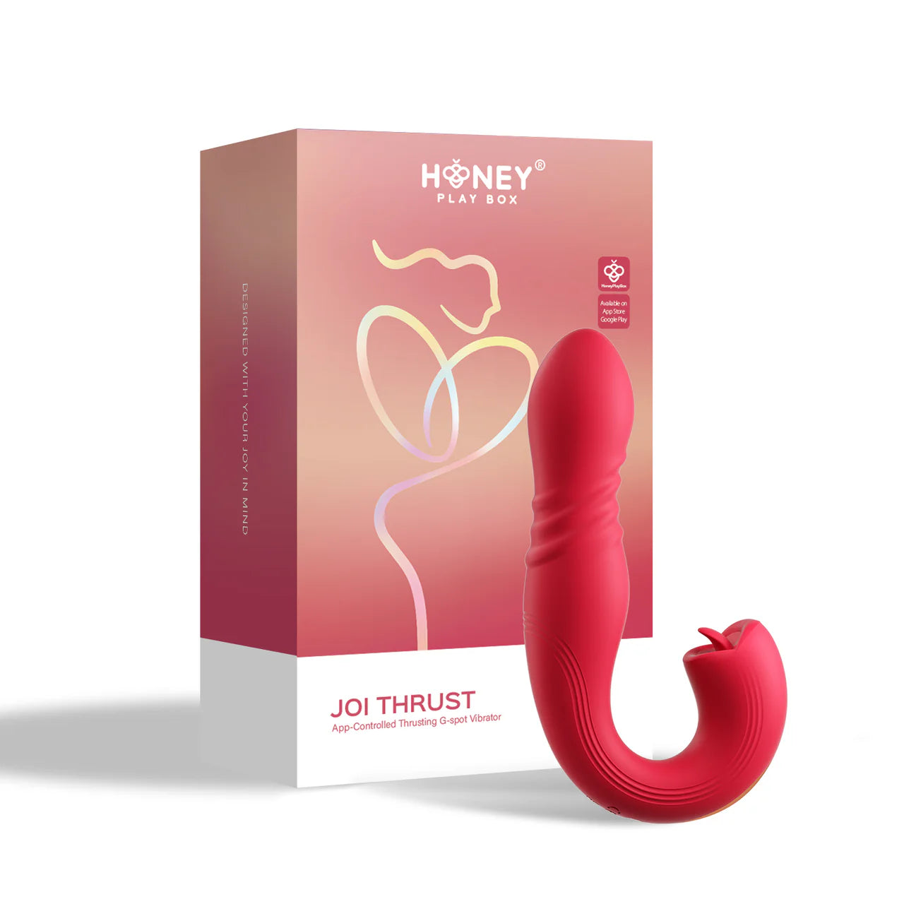 Vibrador dual con movimiento Joi thrust - Honey Play Box