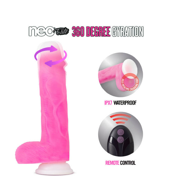 Vibrador Neo Elite Roxy Giratorio Pink