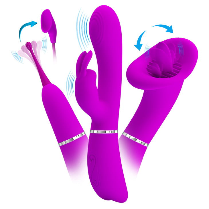 Vibrador Thrill Kit Intercambiable Pretty Love