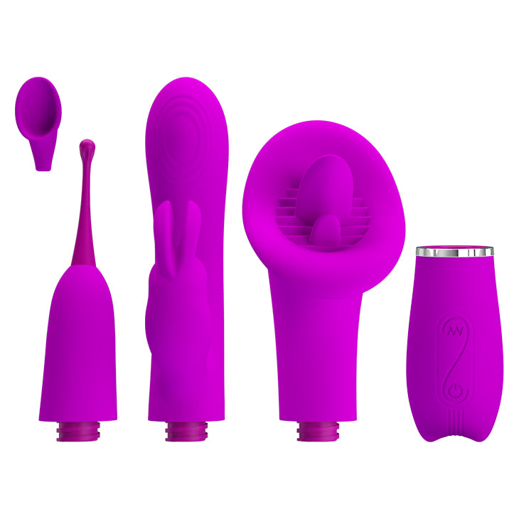 Vibrador Thrill Kit Intercambiable Pretty Love