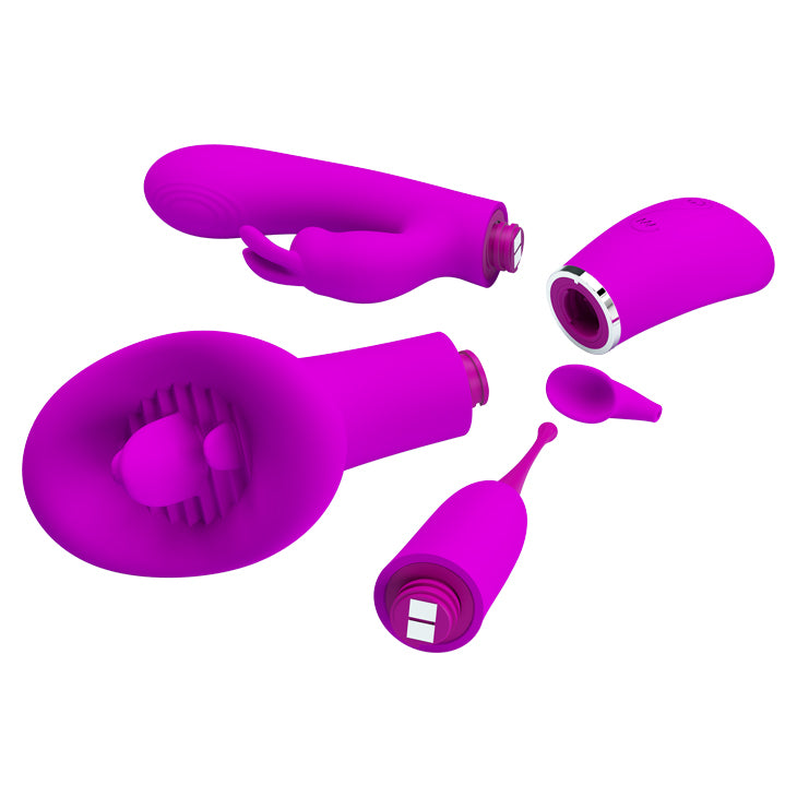 Vibrador Thrill Kit Intercambiable Pretty Love