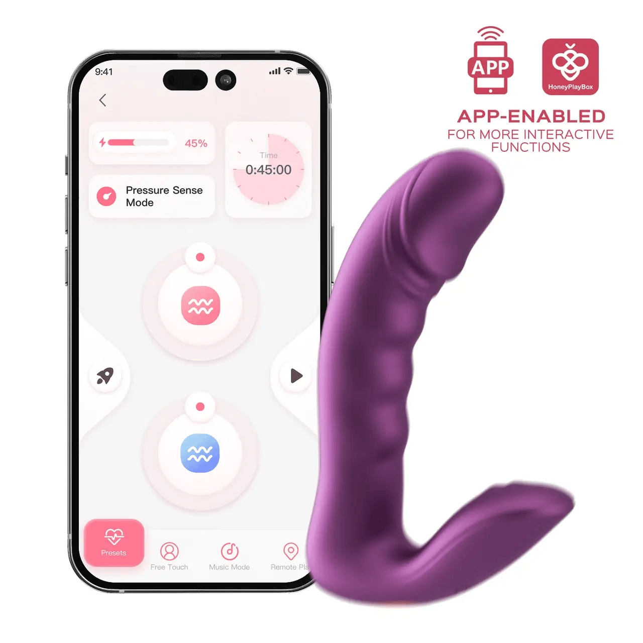 Vibrador dual con movimiento Rora 2 - Honey Play Box