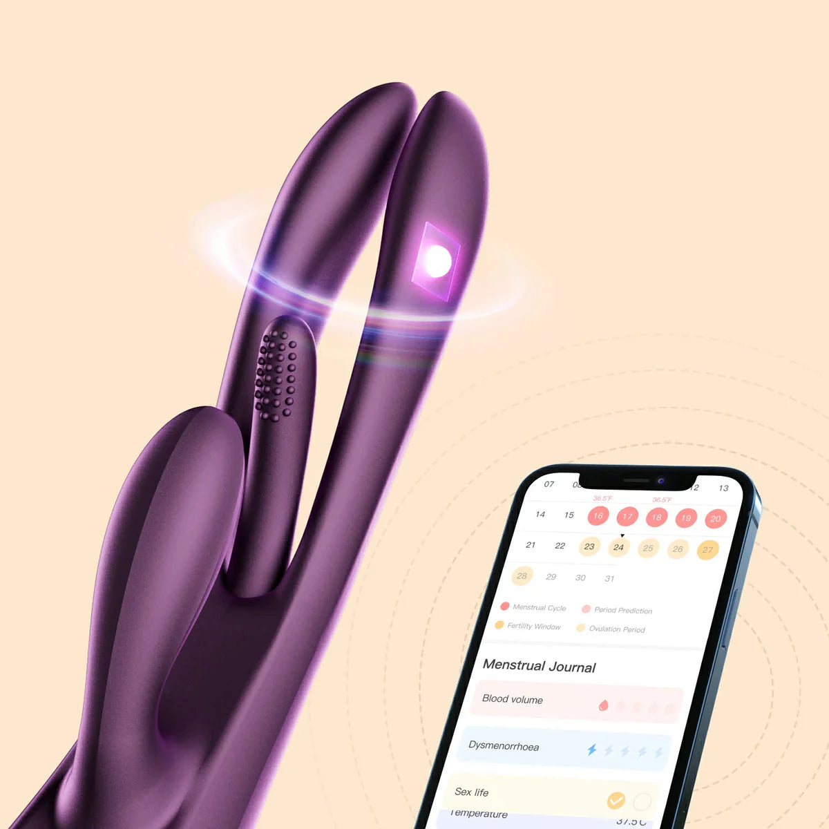 Vibrador triple Terri - Honey Play Box