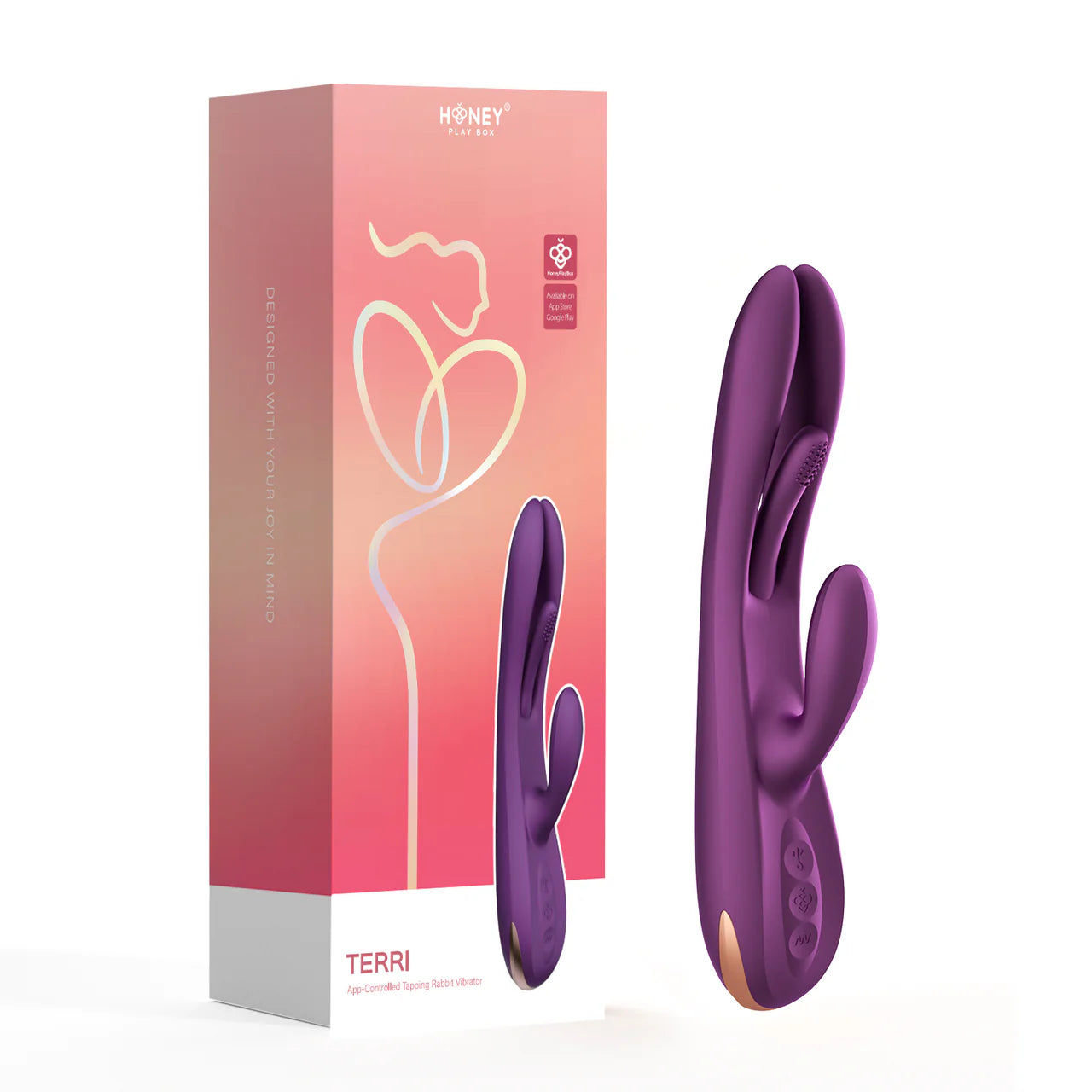 Vibrador triple Terri - Honey Play Box