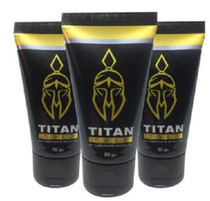 3 TITAN® GOLD Gel Erector y Retardante Masculino