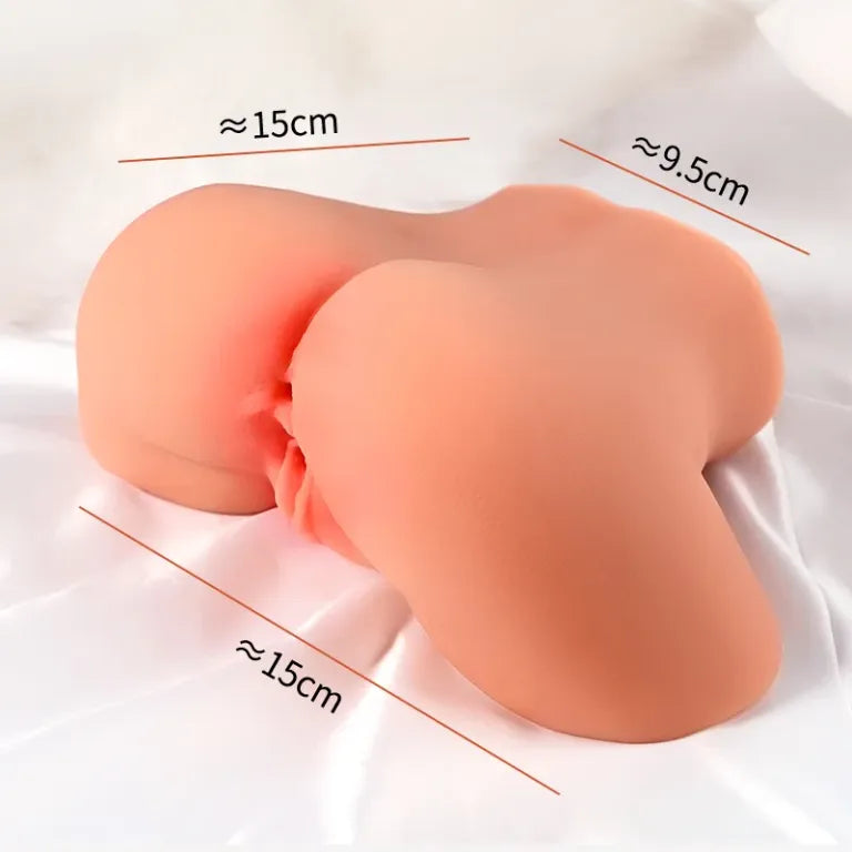 Masturbador Vulvar de Doble Entrada en Posición en 4 ALISA