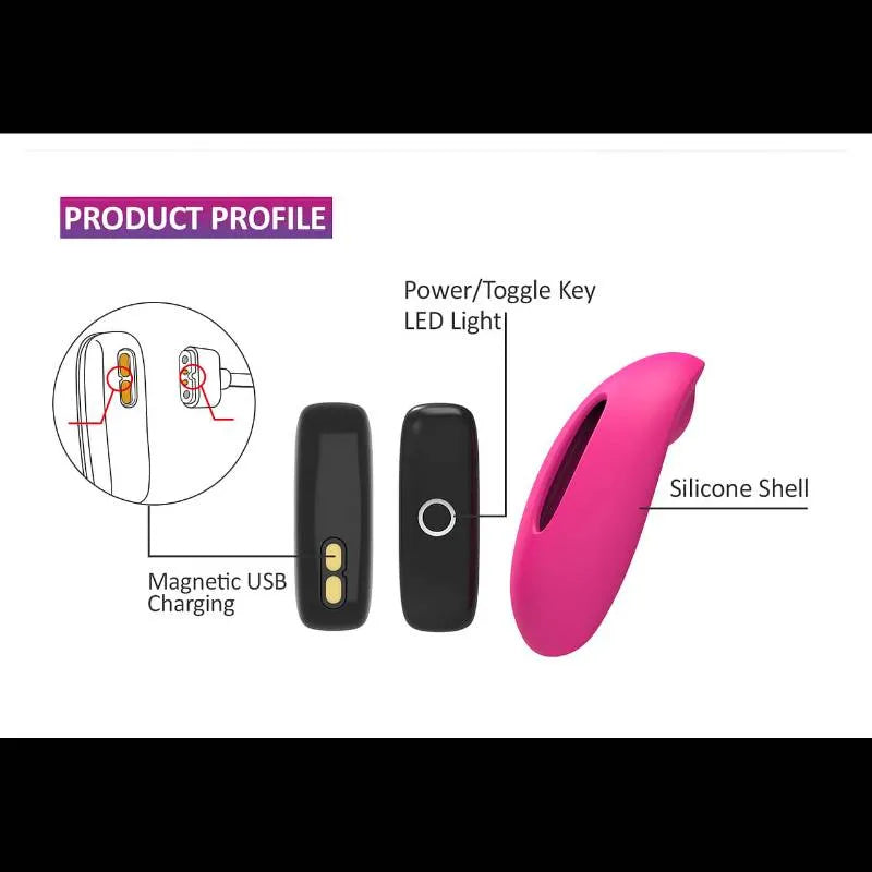 VIBRADOR FRECUENCIAS ILIMITADAS BLUETOOTH. MAGIC MOTION - CANDY