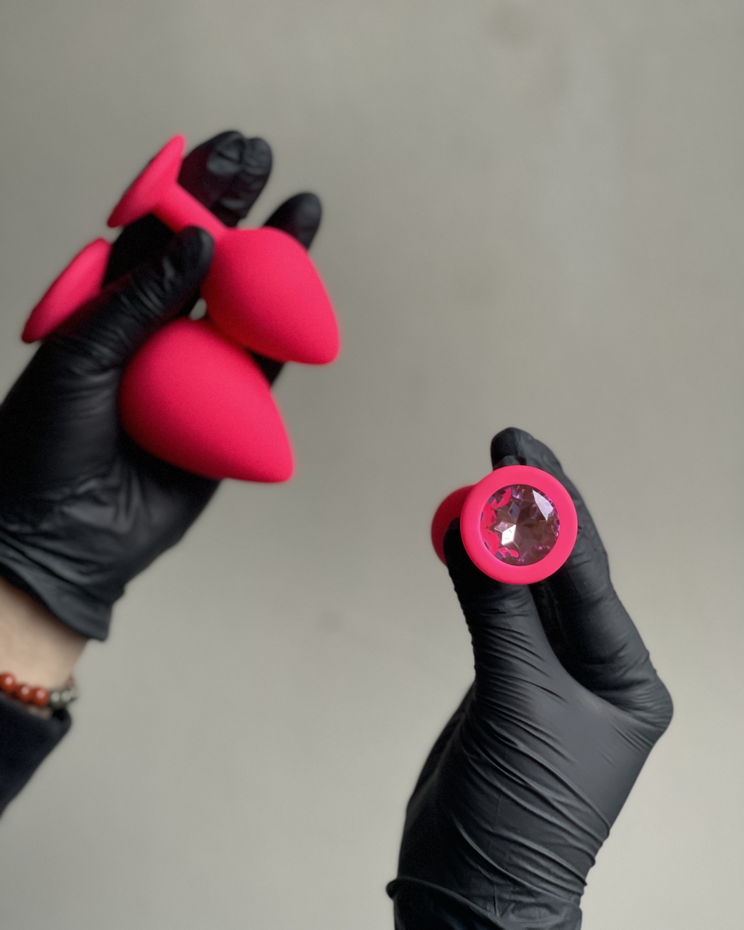 Kit dilatador anal rosado