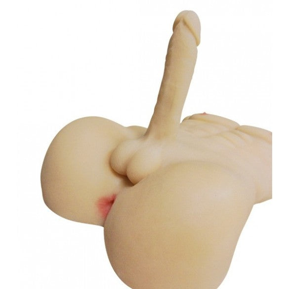 Torso Masculino con Dildo realistico