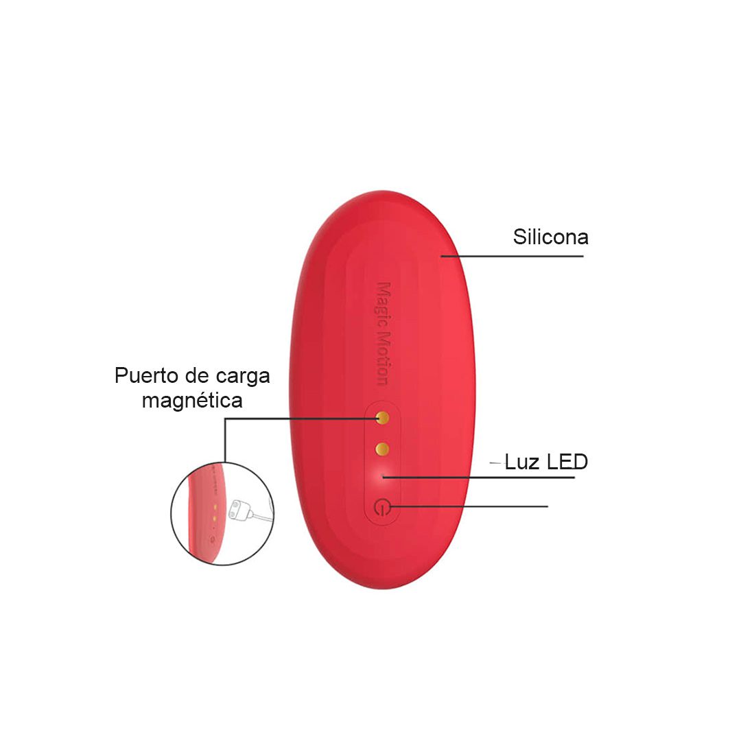 VIBRADOR RELOJ INTELIGENTE, 10 FRECUENCIAS,CARGA USB. MAGIC NYX